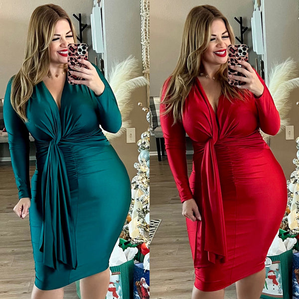 So Festive midi dress