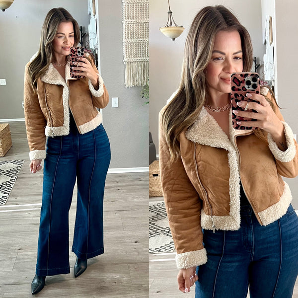 Nice & Cozy suede jacket